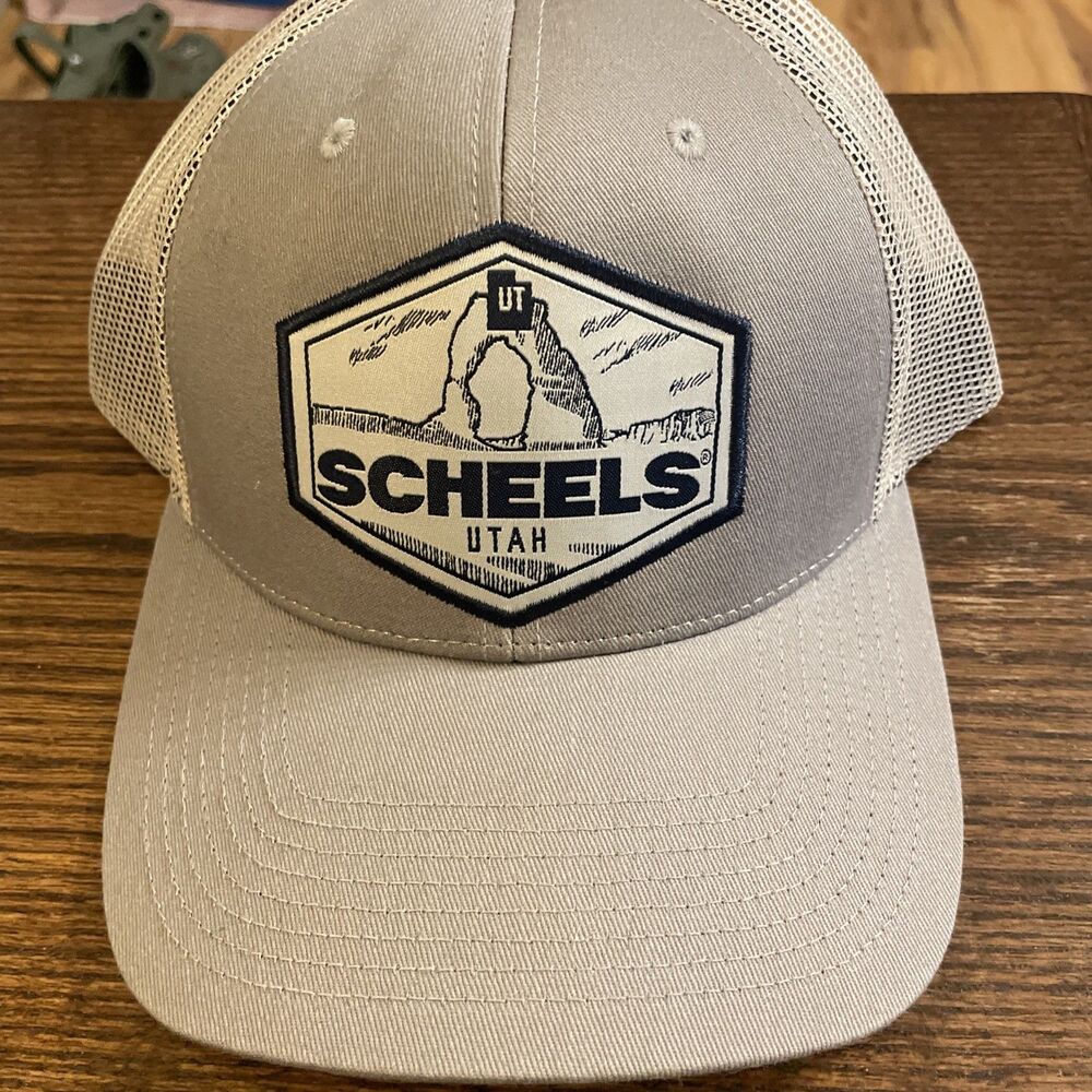 Scheels Utah SnapBack Gray Hat New Baseball Cap